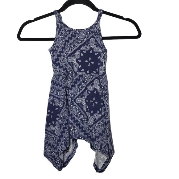 The Childrens Place Girls Paisley Sleeveless Dress Toddler 2T Boho Asymmetric - Picture 2 of 7